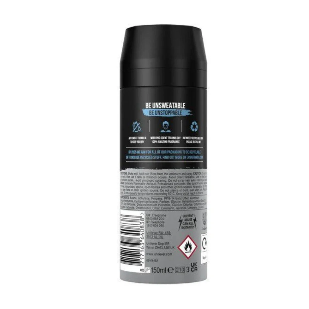 Lynx Antiperspirant Ice Chill 150ml - Image 2