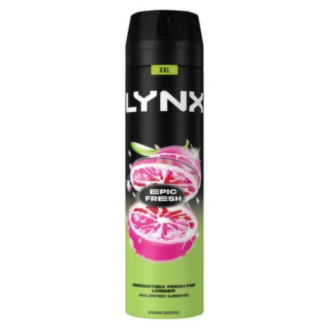 Lynx Body Spray 250ml Epic Fresh