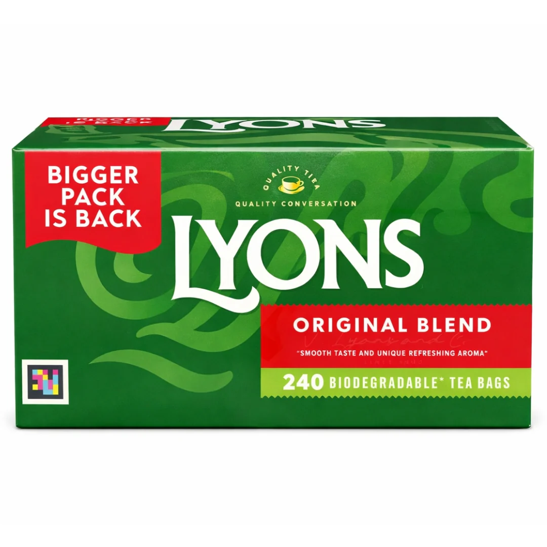 Lyons Original Tea Bags – 240 Pack (696g)