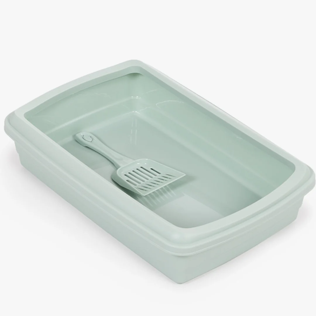 Max Cat Litter Tray with Scoop – Assorted Colours