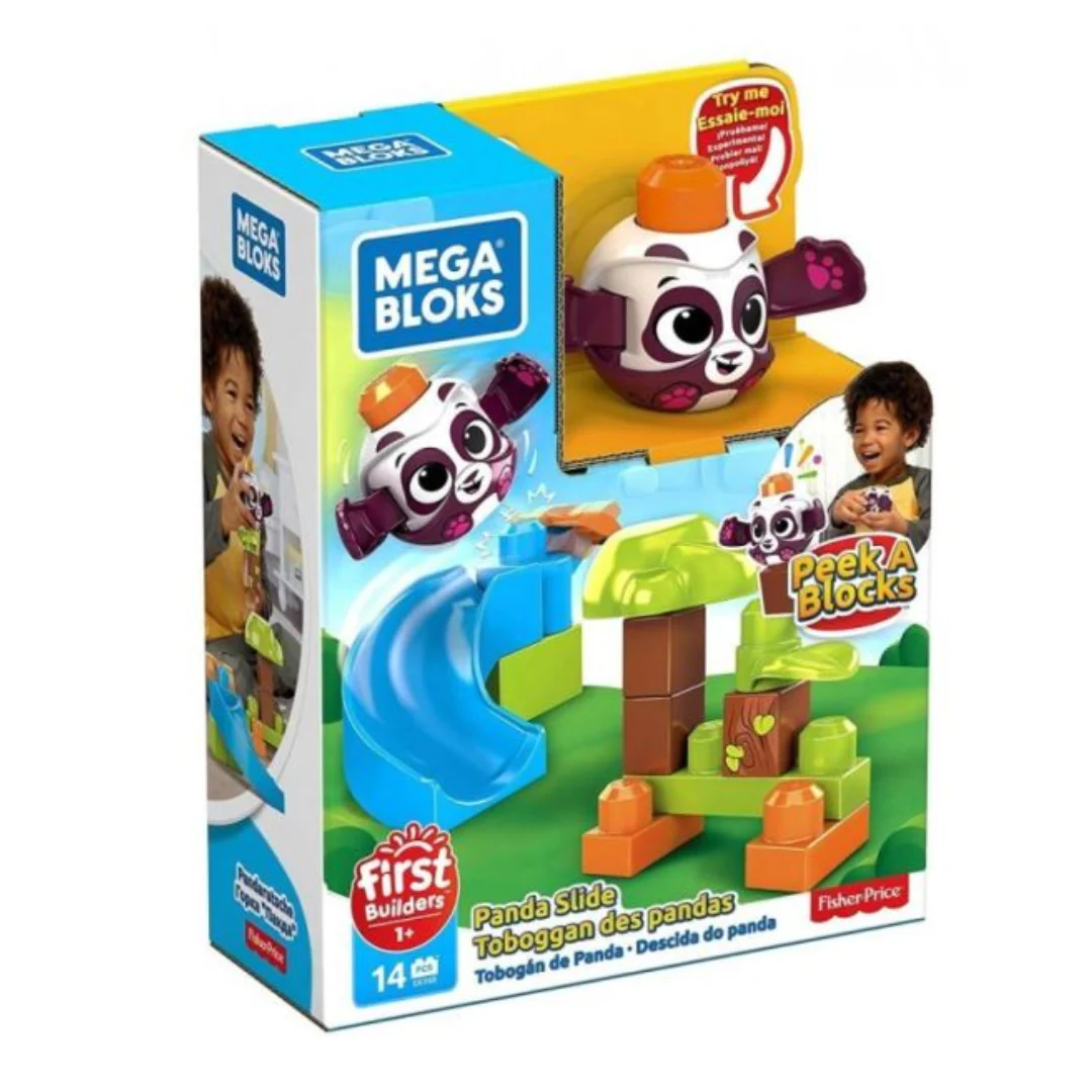 Mega Bloks Peek A Blocks Panda Slide - Image 2