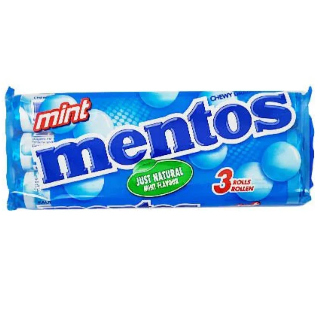 Mentos Mint Chews 3-Pack (3 x 38g)