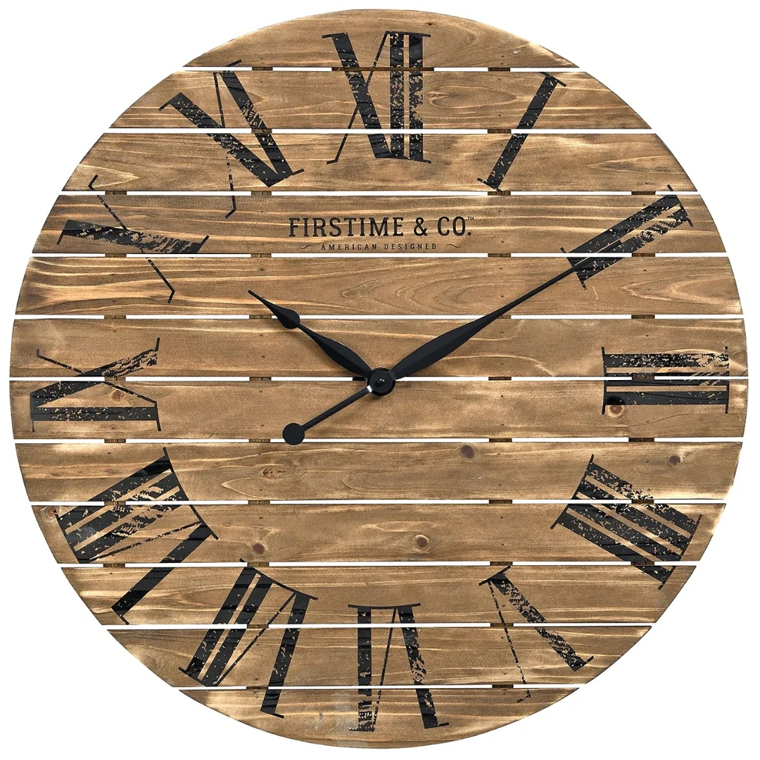 Metal Round Wall Clock – 18"