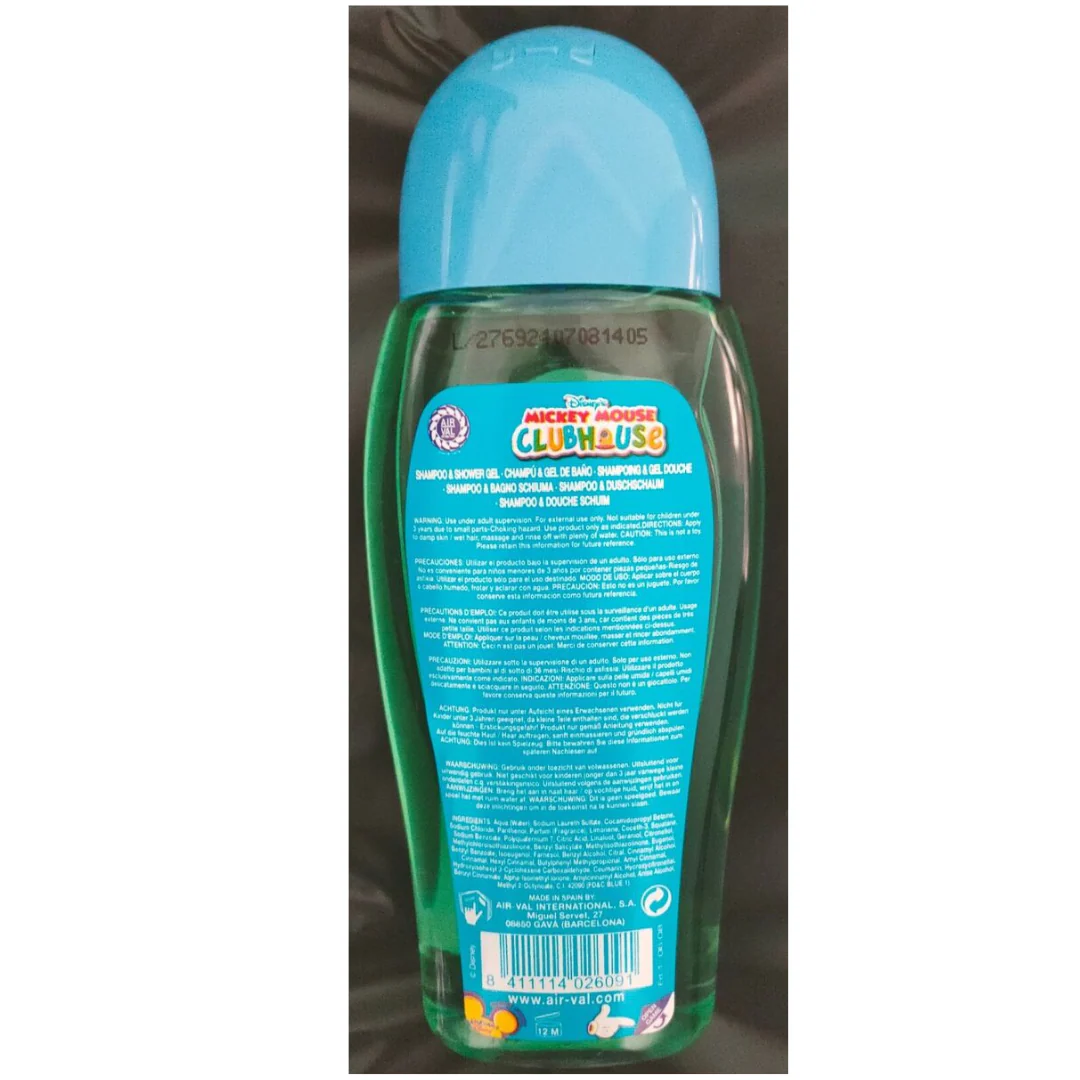 Mickey Mouse Club Shampoo &  Shower Gel 250ml - Image 2