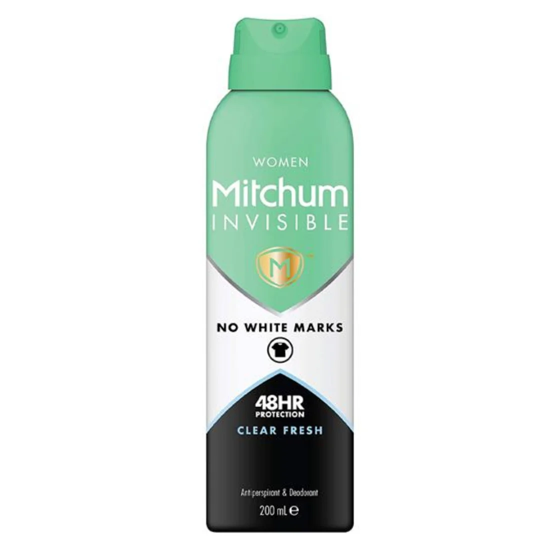 Mitchum Invisible Women’s Clear Antiperspirant Deodorant 200ml