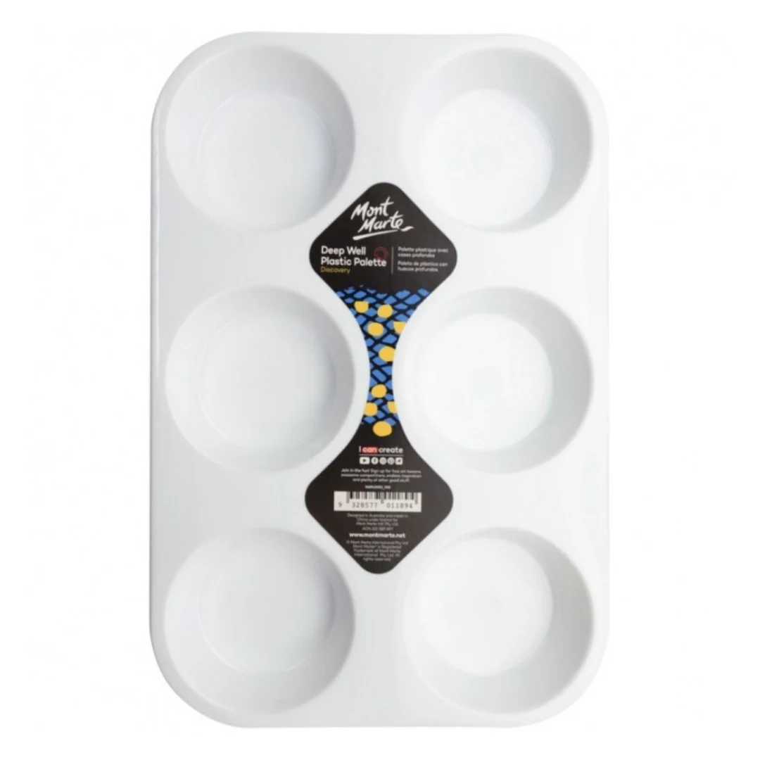 Mont Marte Deep Well Plastic Palette