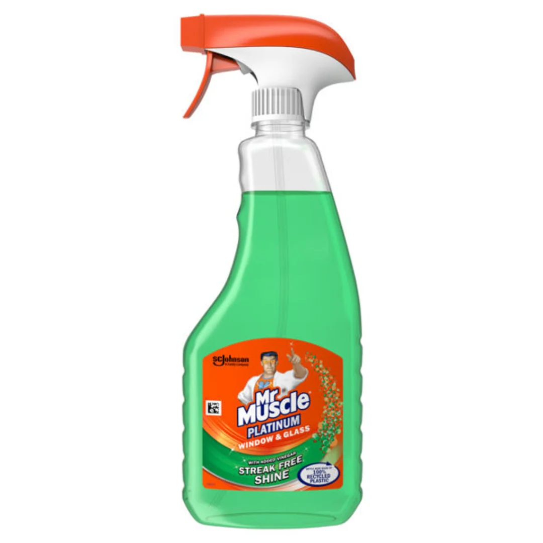 Mr Muscle Platinum Window & Glass Cleaner Trigger Spray – 500ml