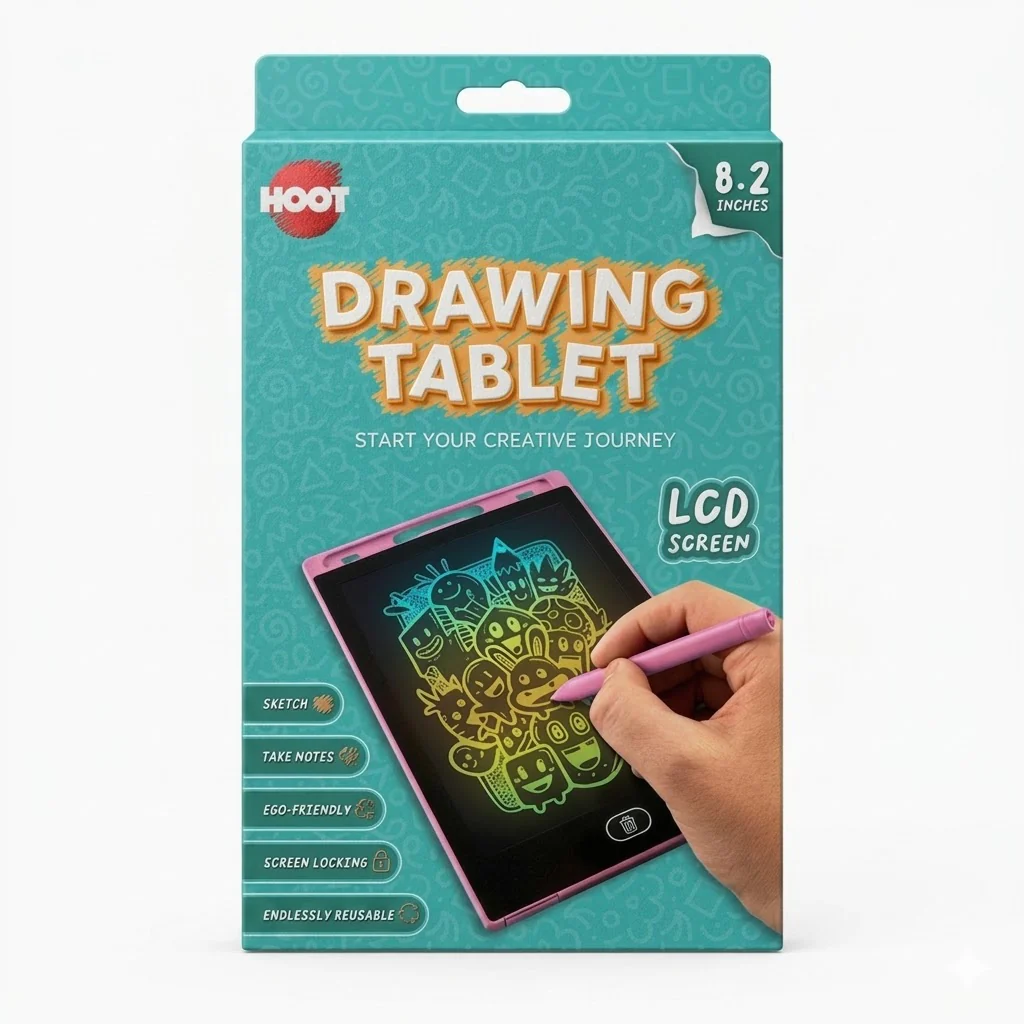 Multicolour LCD Drawing Tablet 8.2 Inch