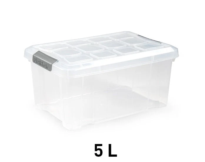 Multipurpose Storage Box No. 10 - 5L Silver F1