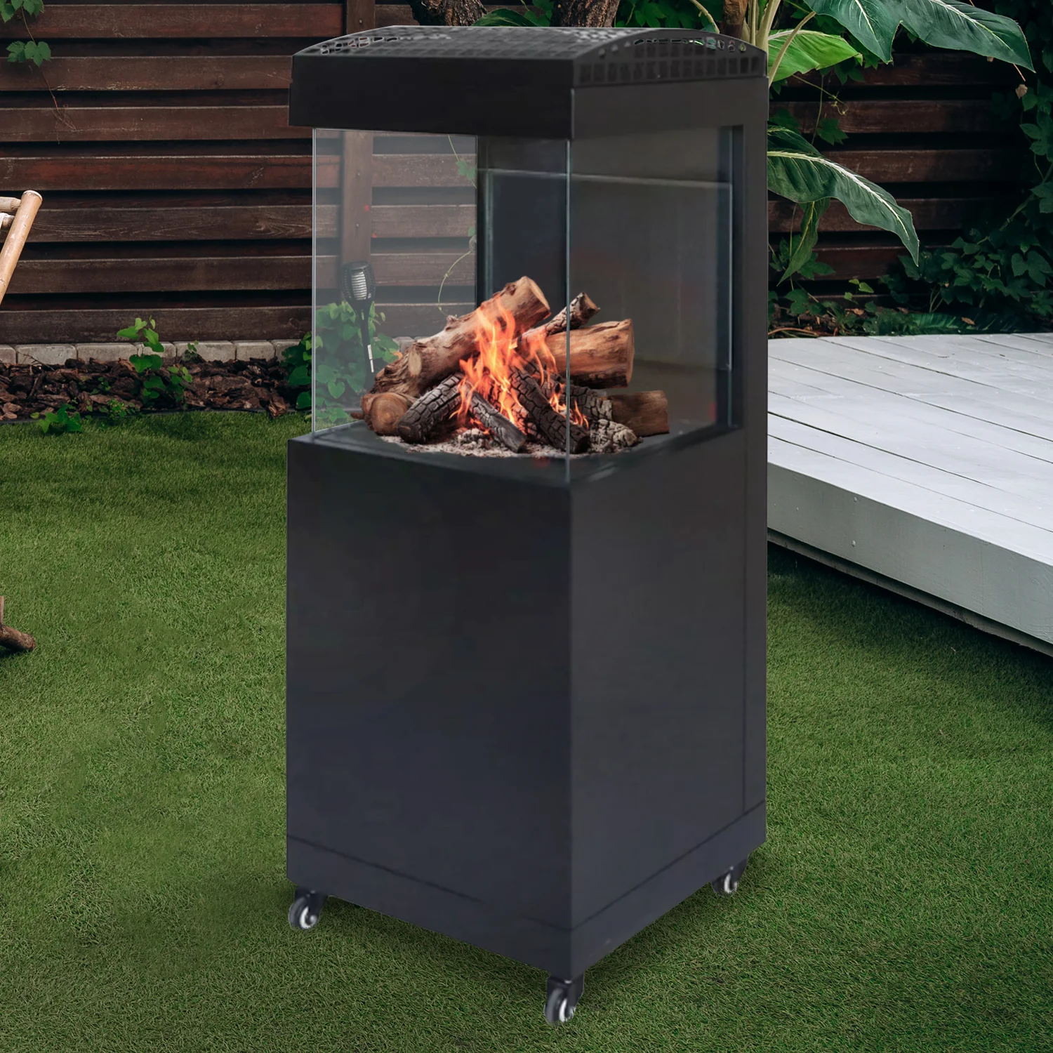 Muztag Bergen Gas Fire Column with a Free Cover ( video available ) - Image 3