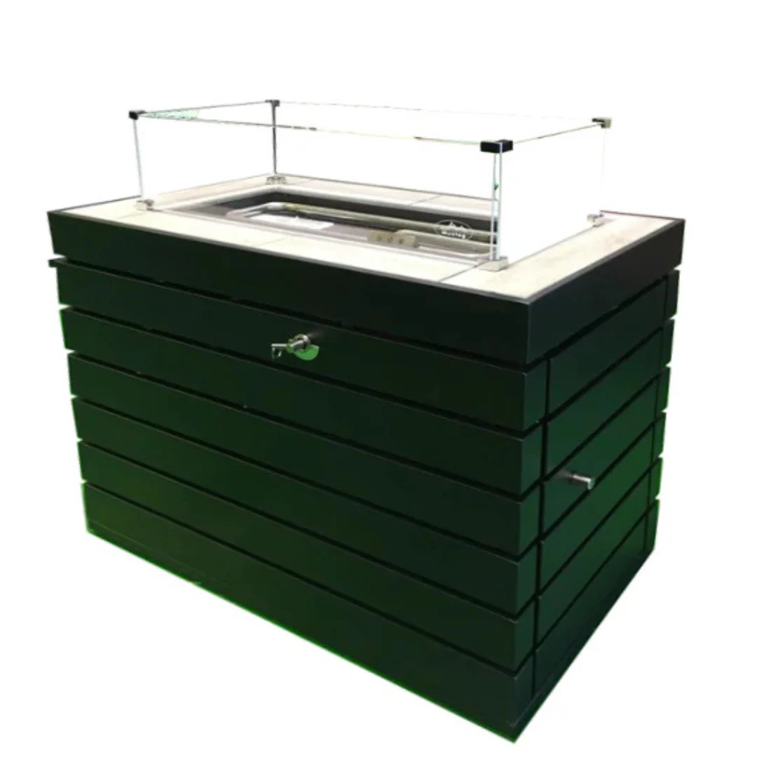 Muztag Stockholm Gas Firepit Table with a Free Cover - Image 5