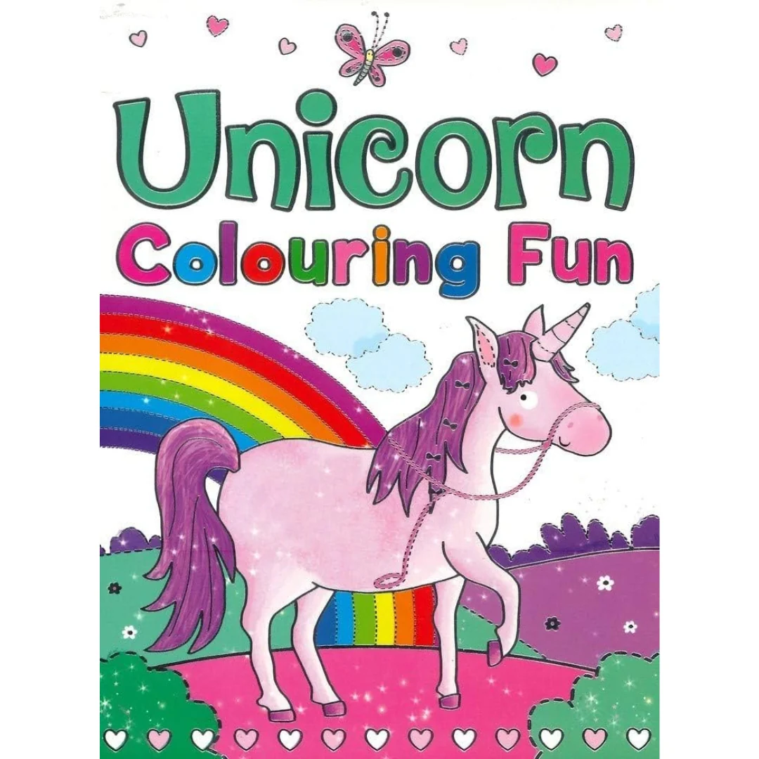 MXD 64pg Unicorn Colouring Fun