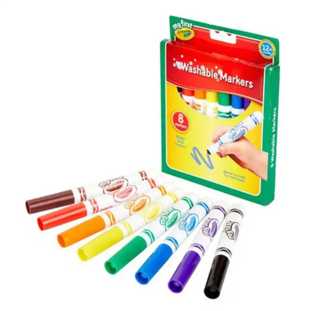 My First Crayola Washable Markers – Pack of 8