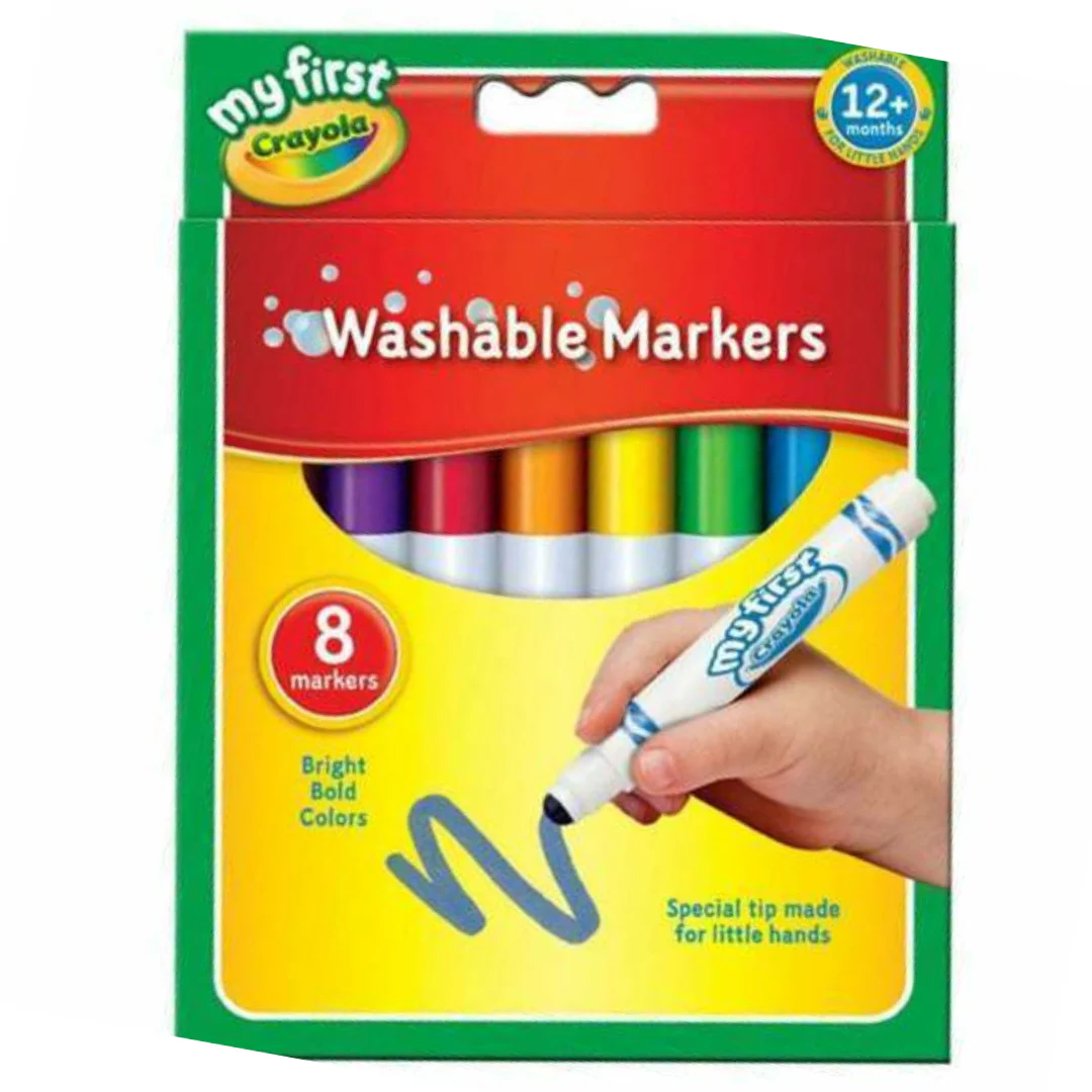 My First Crayola Washable Markers – Pack of 8 - Image 2