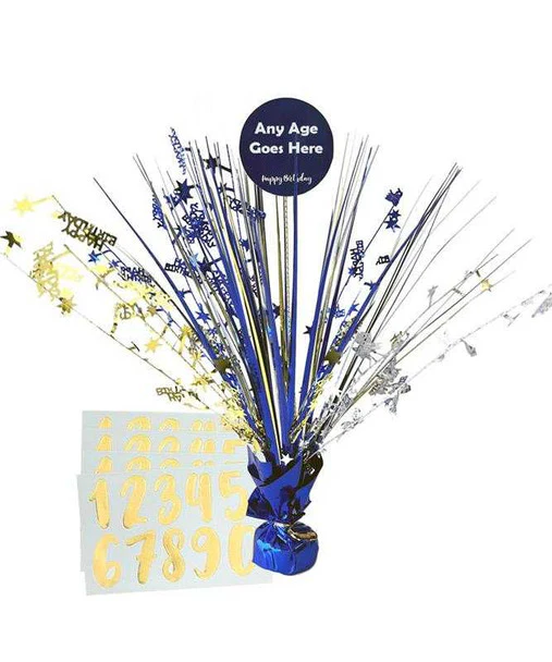 Navy Personalized Centerpiece