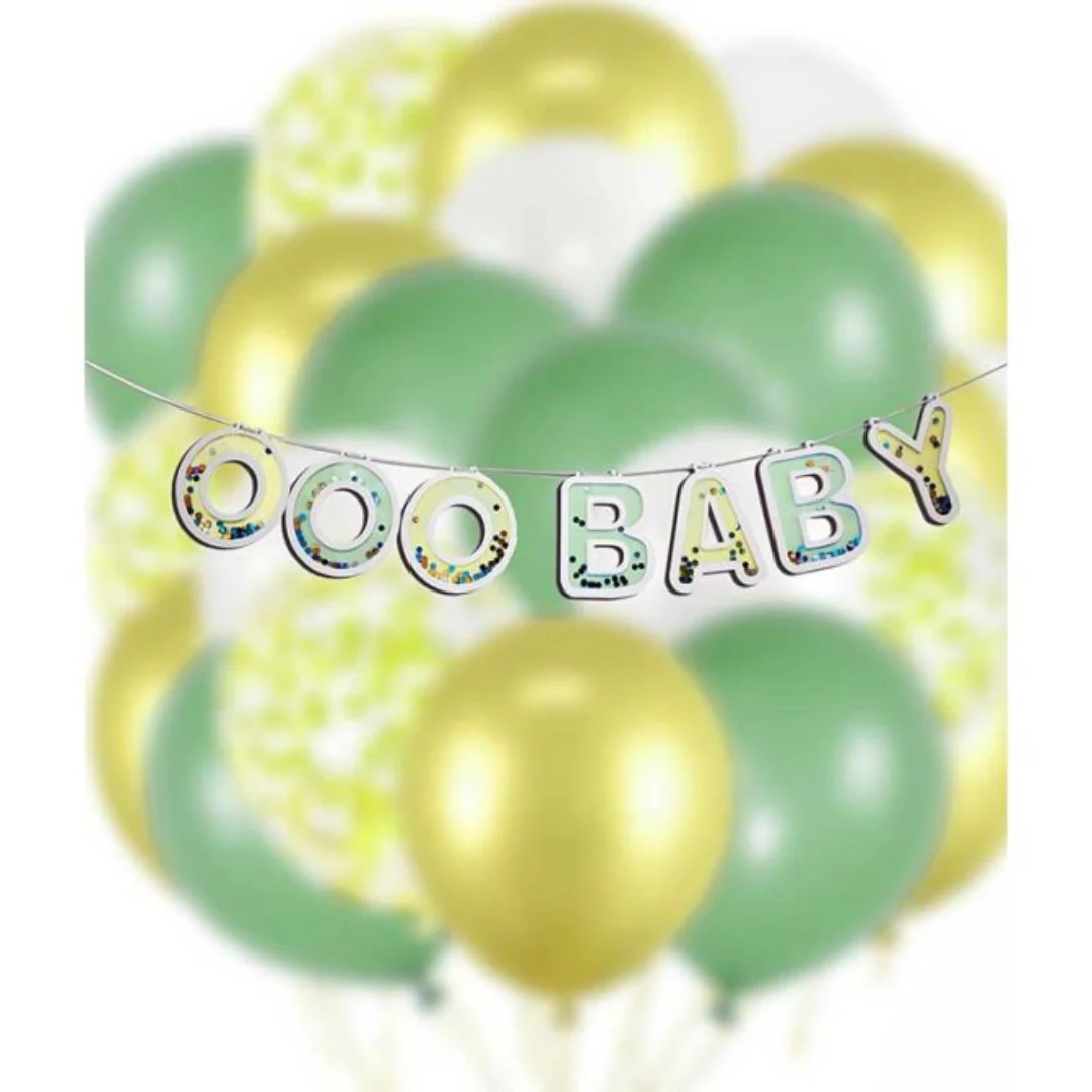 New Baby Decorative Banner Multicolour