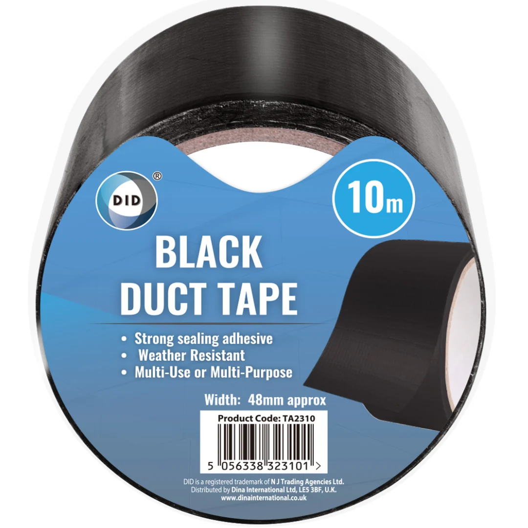 NTS PVC Duct Tape 48mm x 10m – Black