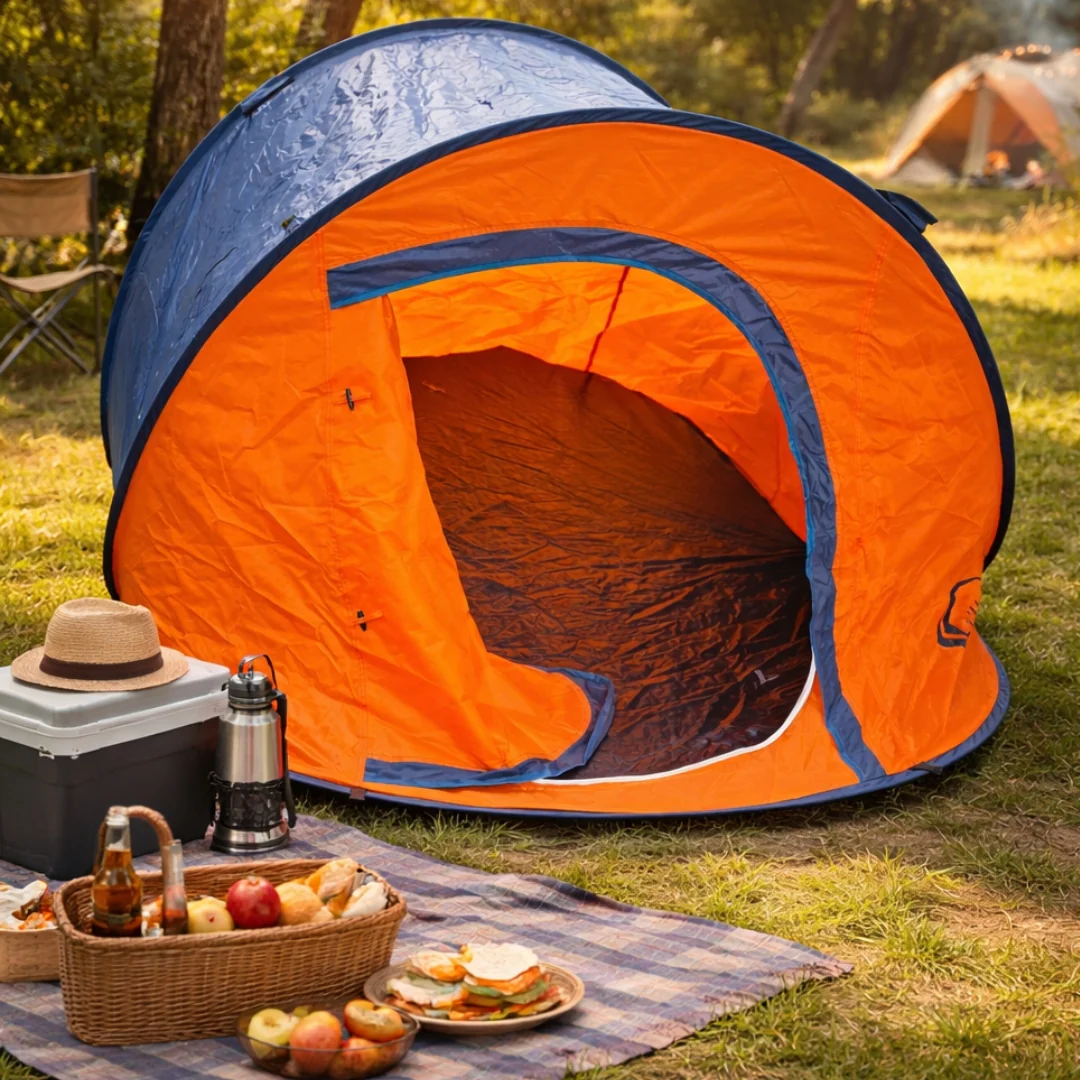One-Layer 2-Person Pop-Up Tent - Image 2