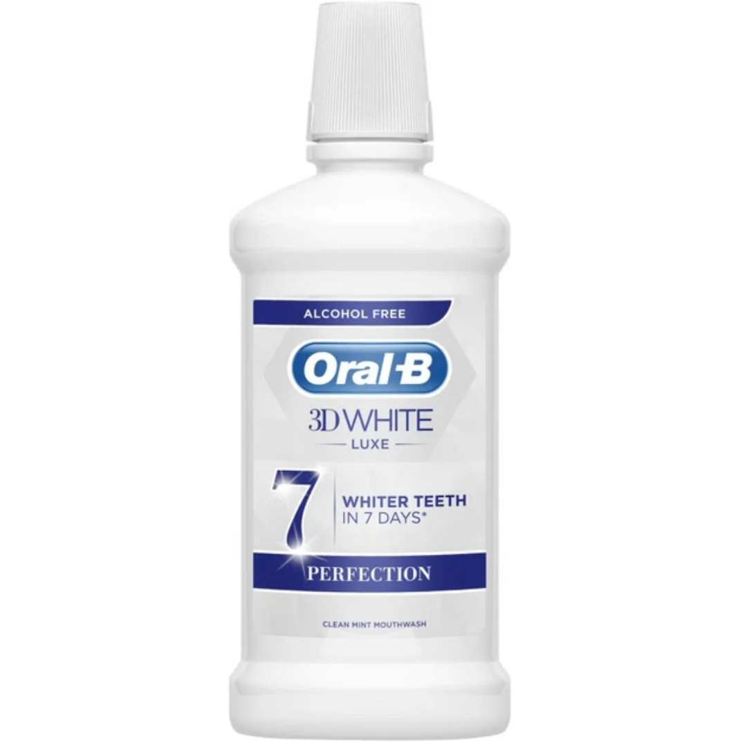 Oral-B 3D White Luxe Perfect Mouthwash 500ml