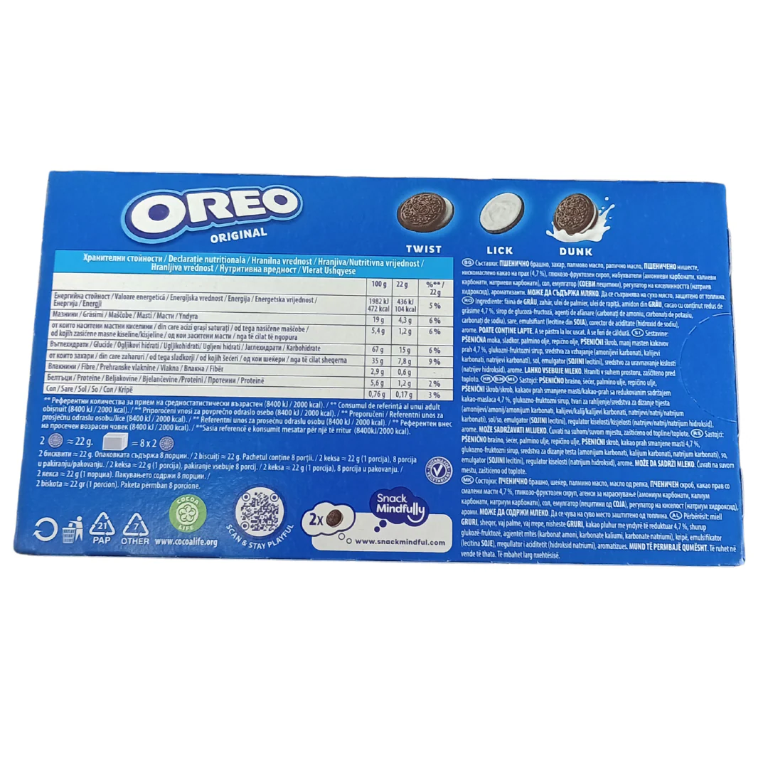 Oreo Original 4 Pack 176g - Image 2