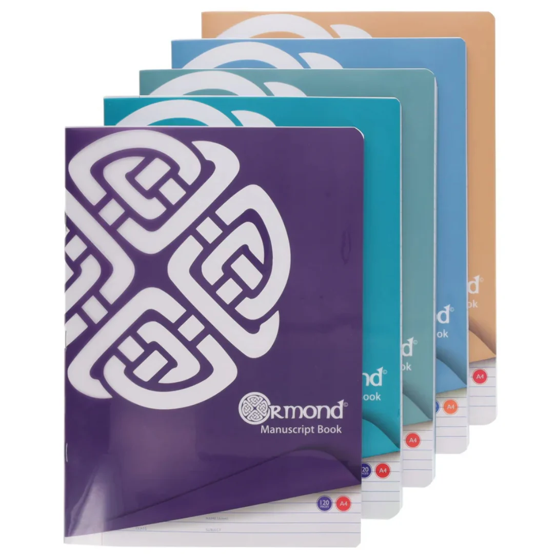 Ormond 5pk Manuscript Books – 120 Pages