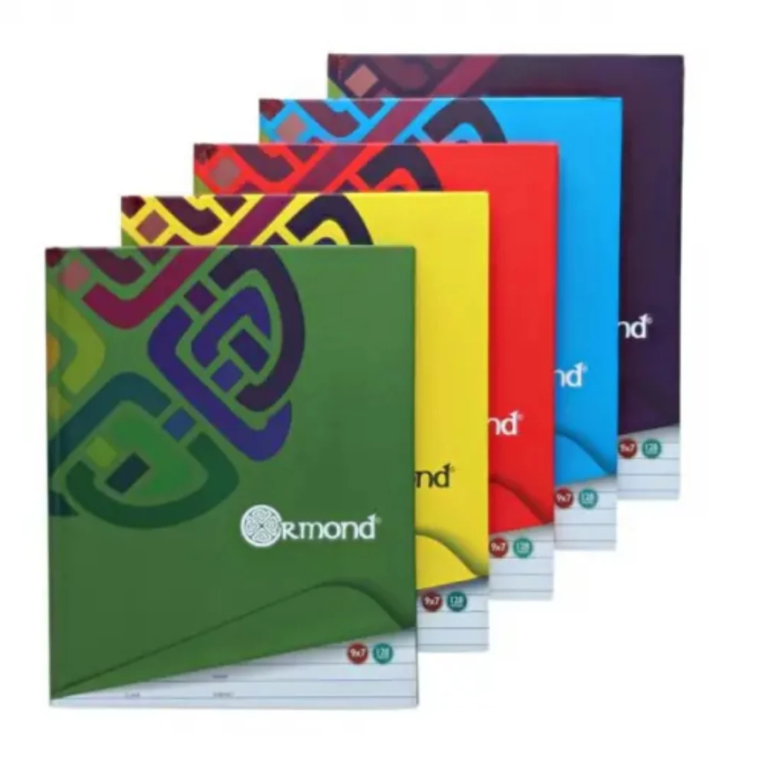 Ormond 9 x 7 Hardback Notebook 128 Pages Assorted