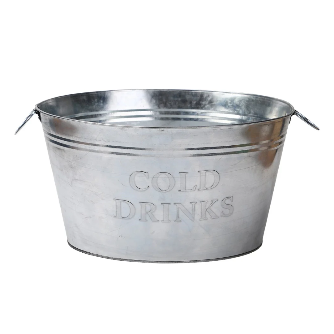 Oval Cooler Bucket with Carry Handles