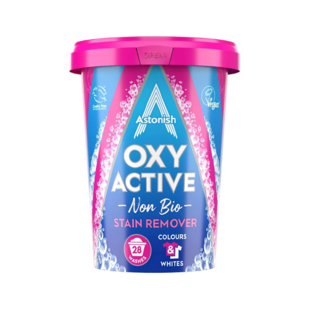 Oxy Active Non-Bio Stain Remover 625g by Astonish