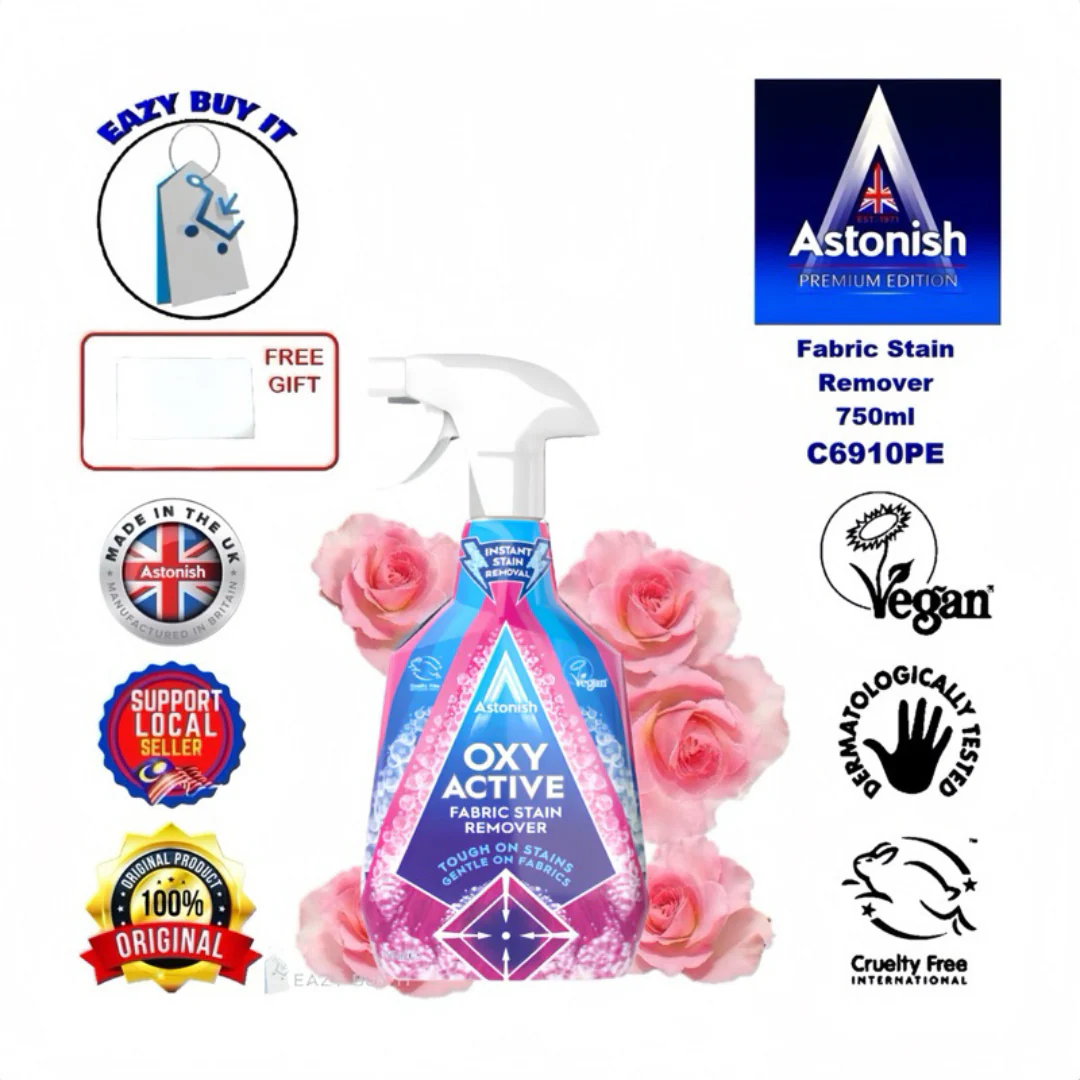 Oxy Fabric Stain Remover – 750ml by Astonish - Image 2