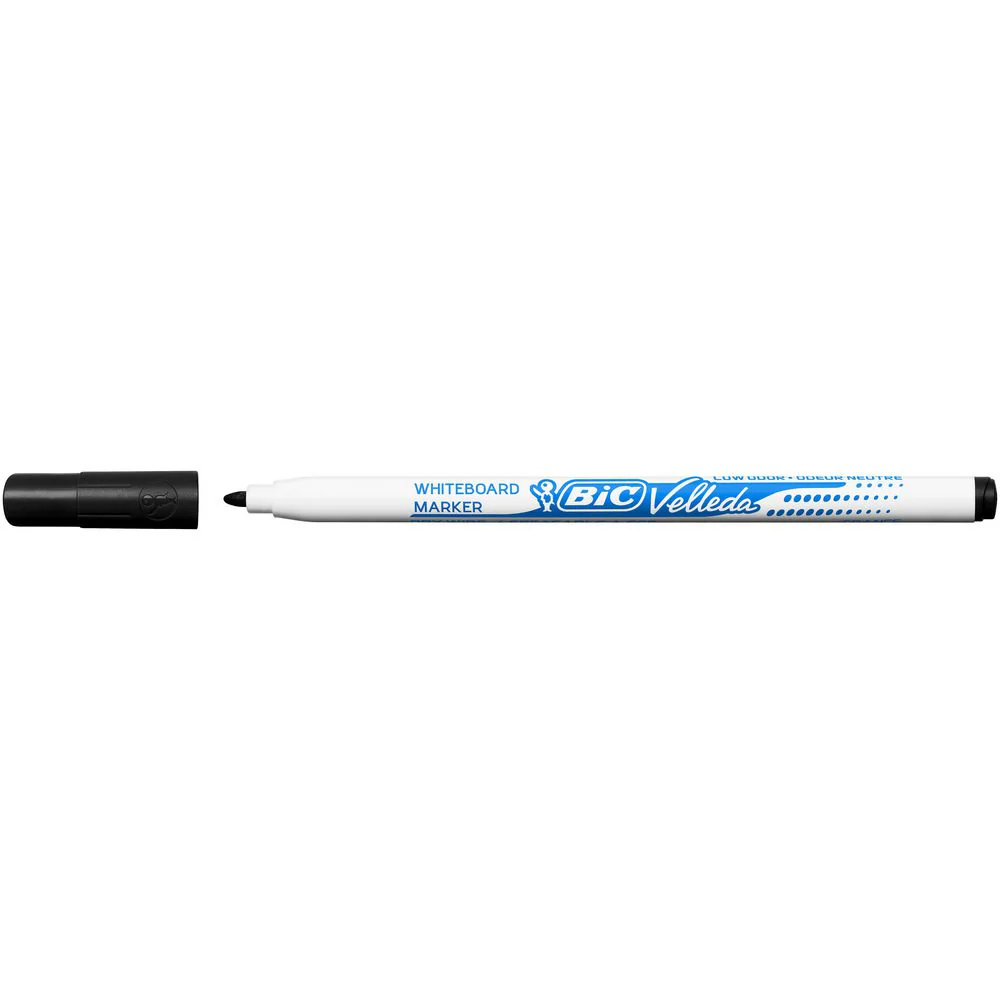 Pack of 2 BIC Black Whiteboard Markers Velleda 1721 - Image 2