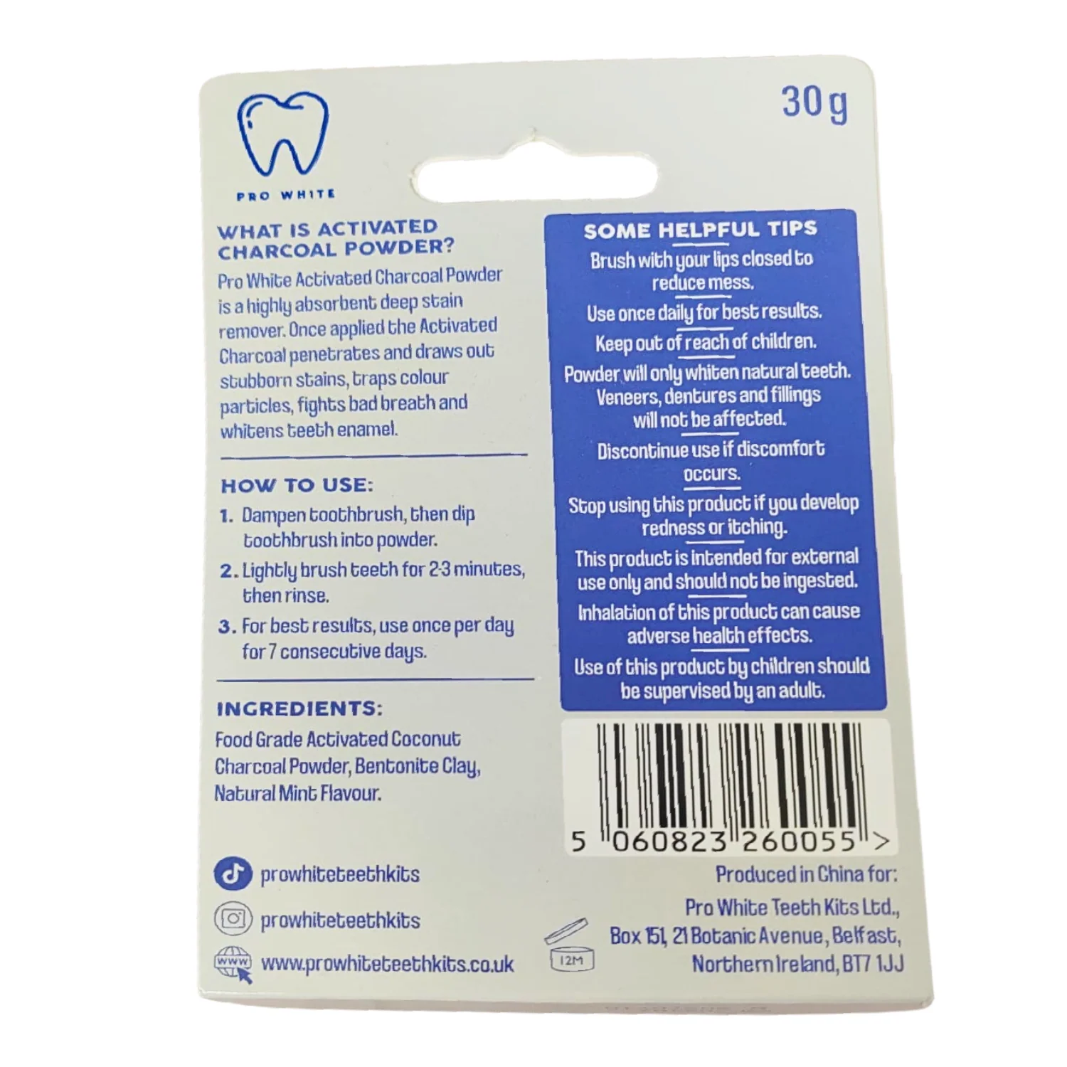 PAP-X Charcoal Teeth Whitening Powder - Image 2