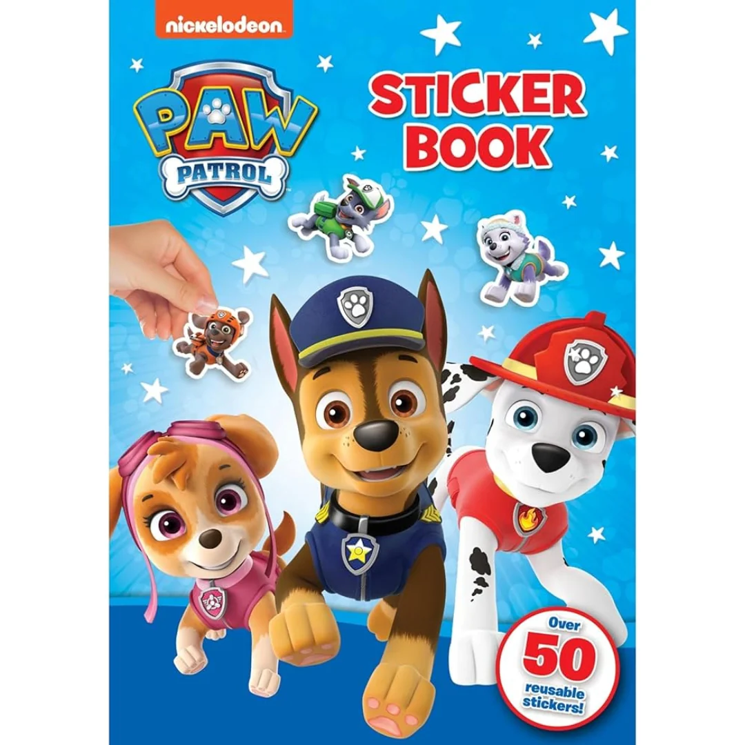 Paw Patrol Sticker Book 50 Reusable Stickers