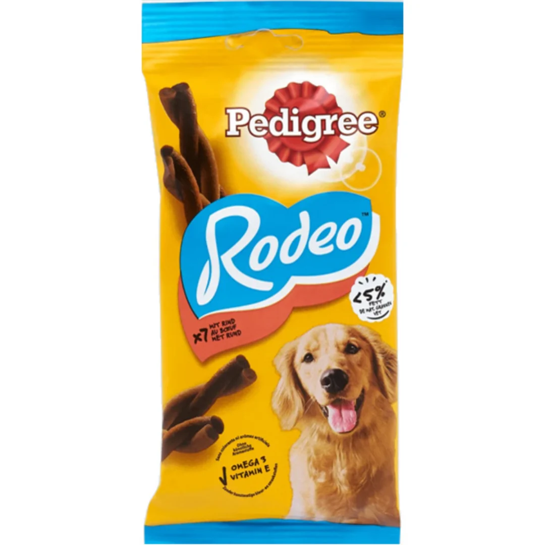 Pedigree Rodeo Beef 7pc 123g EU