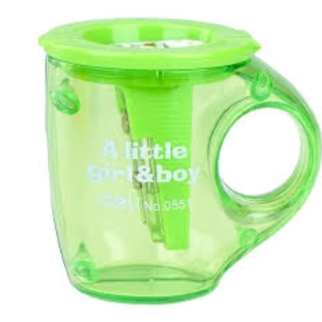 Pencil Sharpener 2-Hole Assorted with Canister - Image 3
