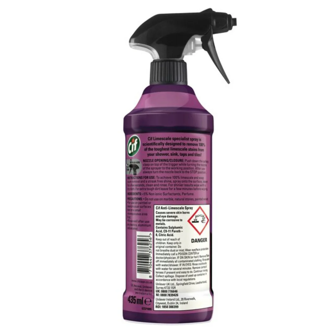 Perfect Finish Limescale Remover 435ml by Cif - Image 2