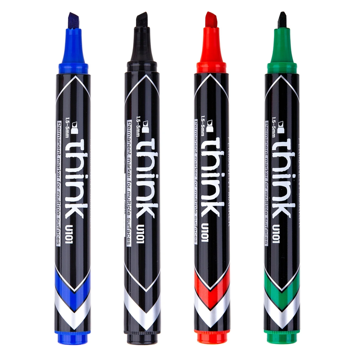 Permanent Markers - 4pcs by Deli - Image 2