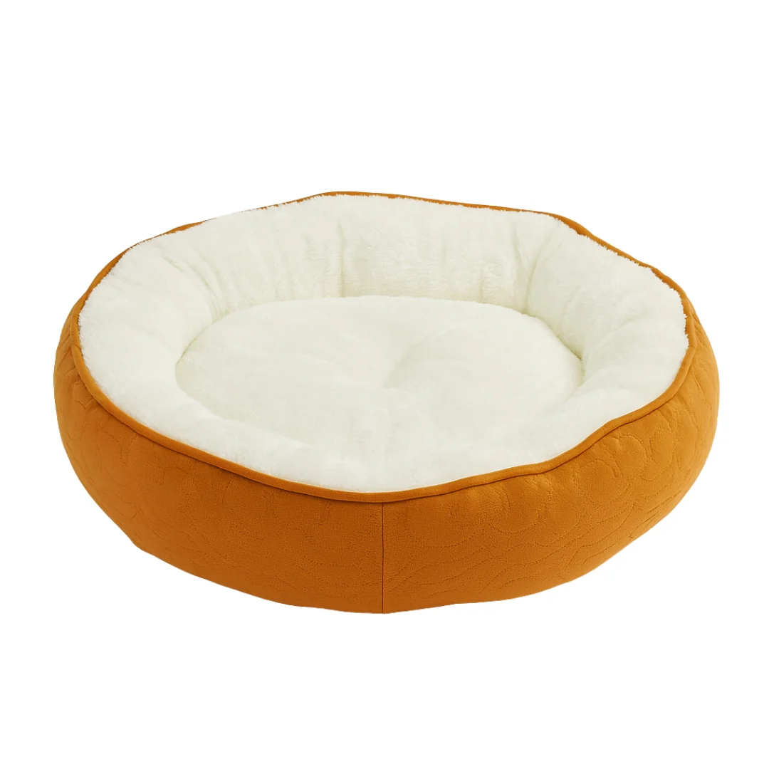 Pet Bed – 3 Assorted Colours (Grey, Yellow, Beige) - Image 3