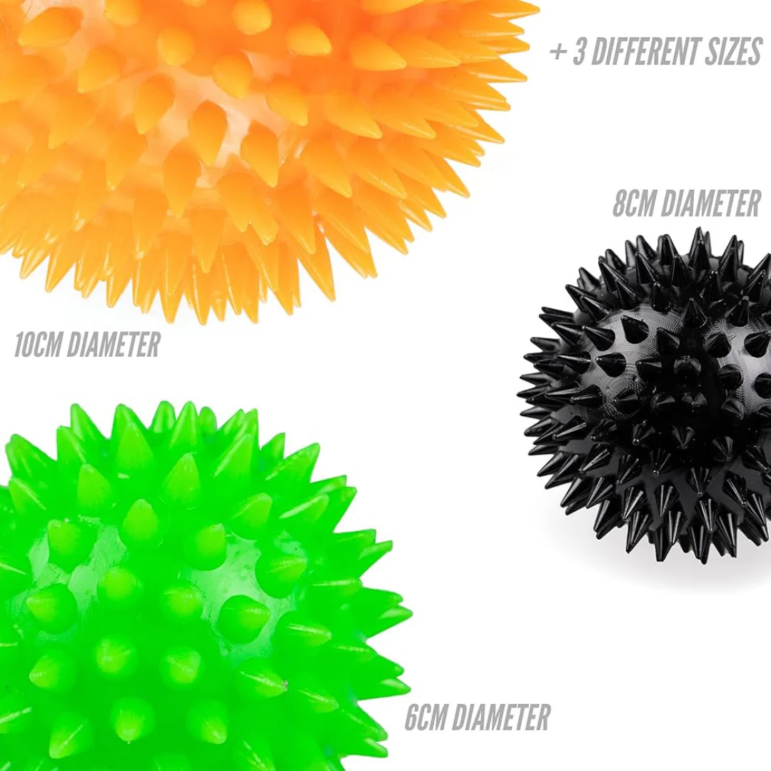 3 Spiky Massage Ball Set by Phoenix fitness - Image 4
