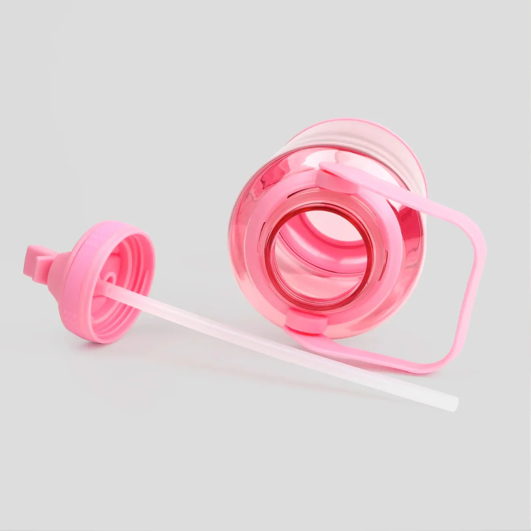 Motivational Water Bottle Pink 2L by Phoenix fitness - Image 3