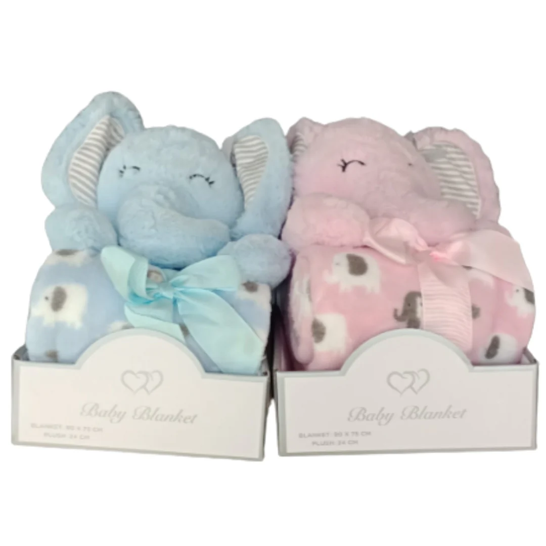 Plush Toy with Blanket