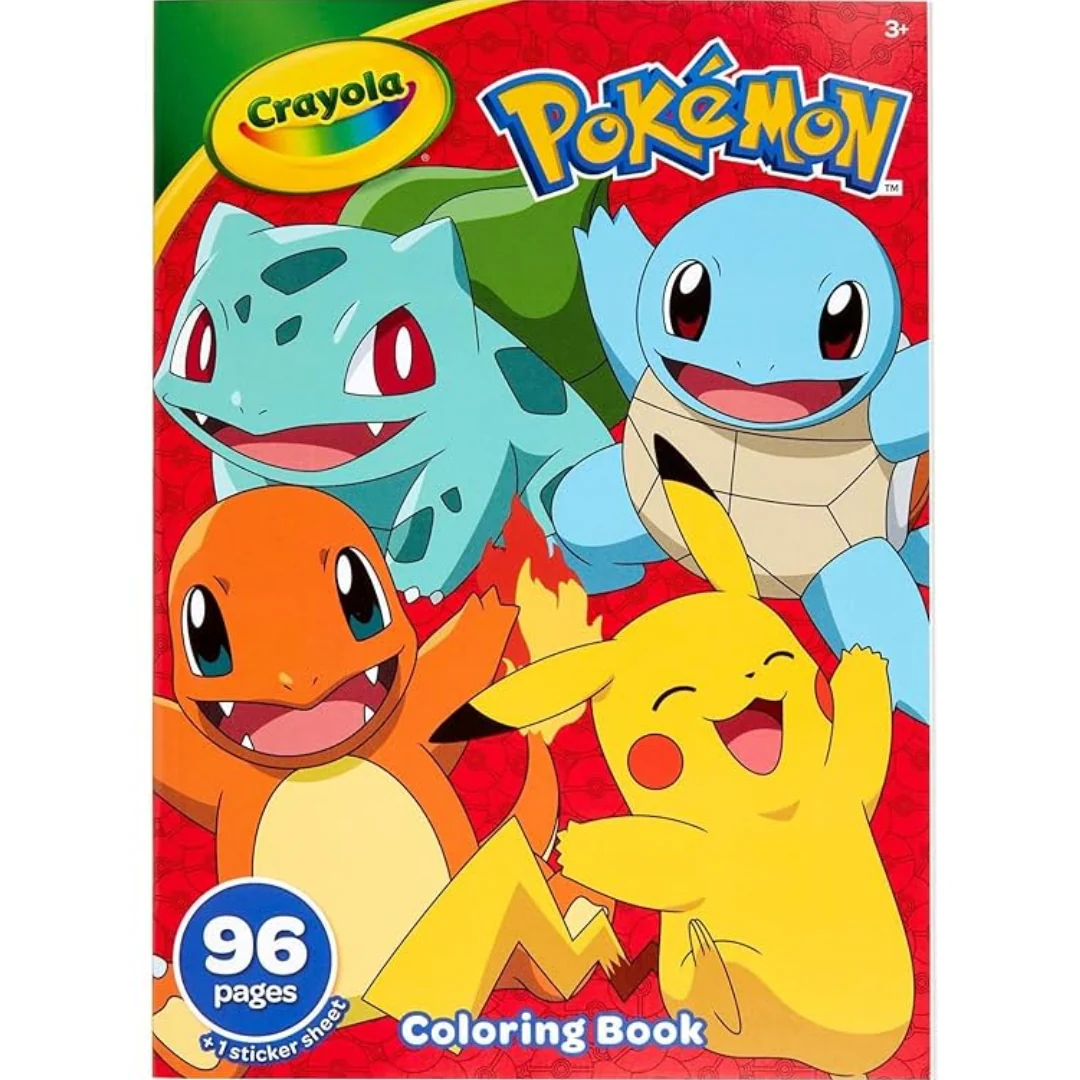Crayola Pokémon Colouring Book – 96 Pages