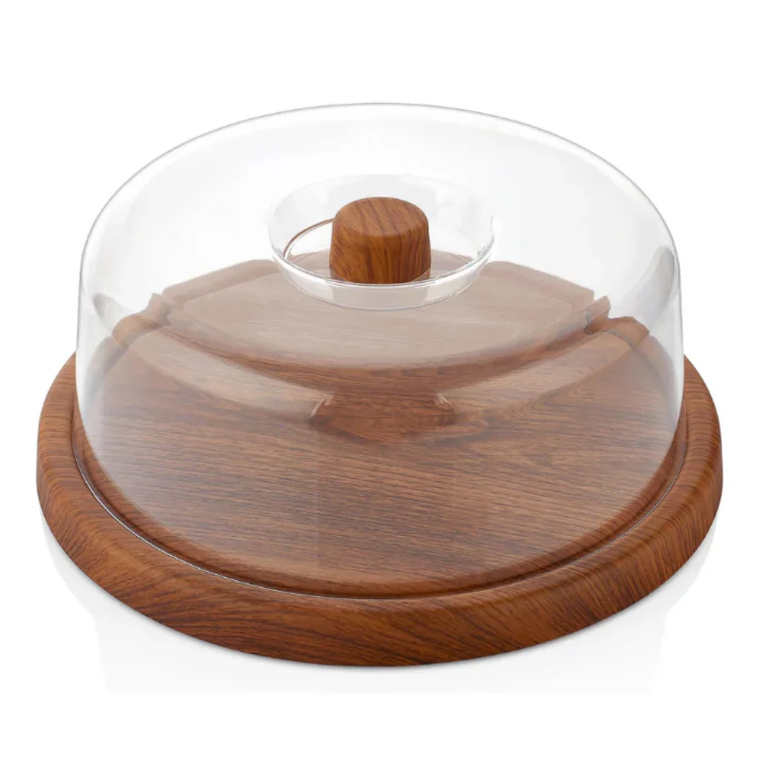 Polystyrene Cake Tray with Clear PP Lid