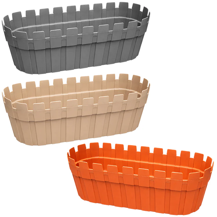 Rectangular Fence Planter Trough – Medium