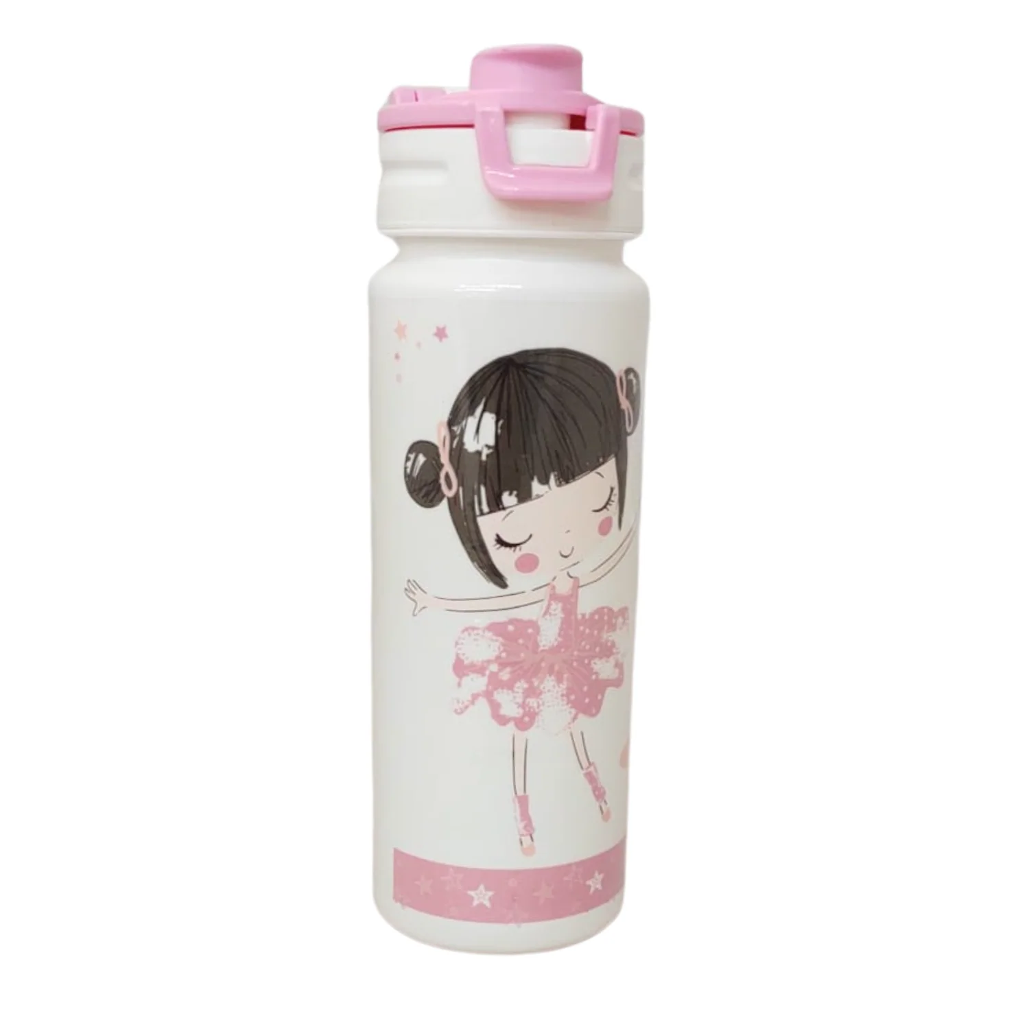 PP Bottle with Spout Lid – Ballerina Design 500ml