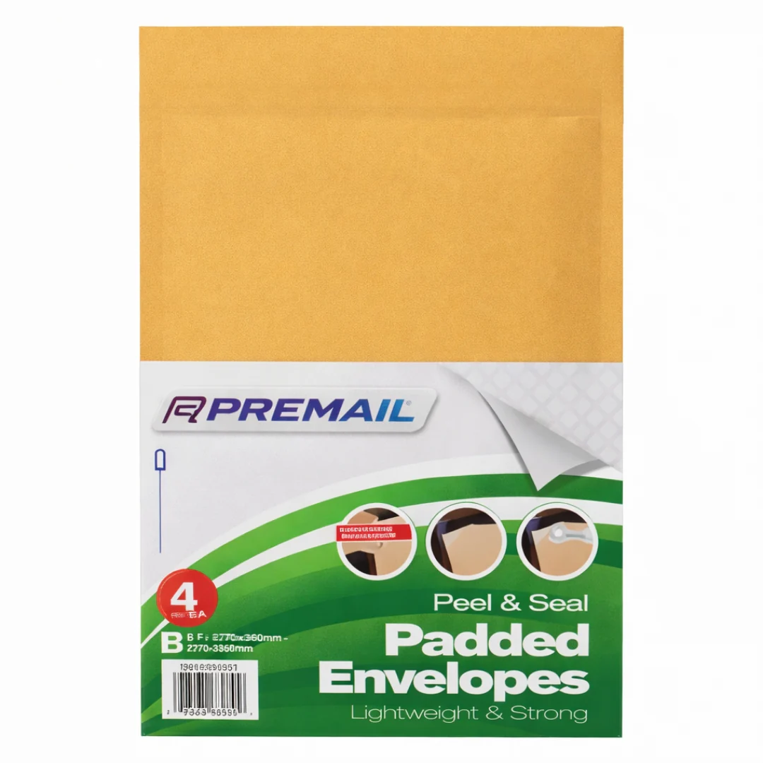 Premail Size B Padded Envelopes Pack of 4