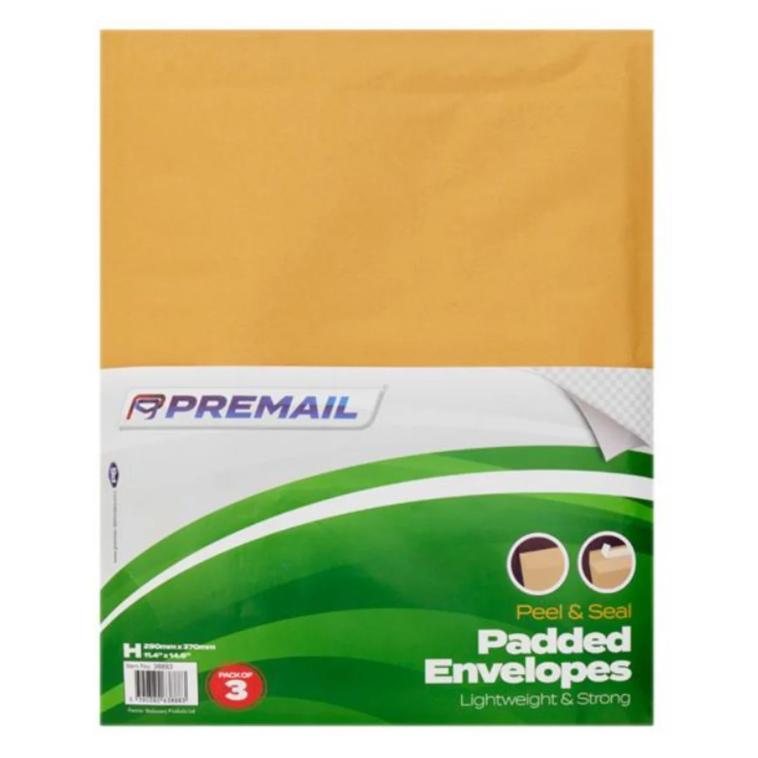 Premail Size H Padded Envelopes Pack of 3