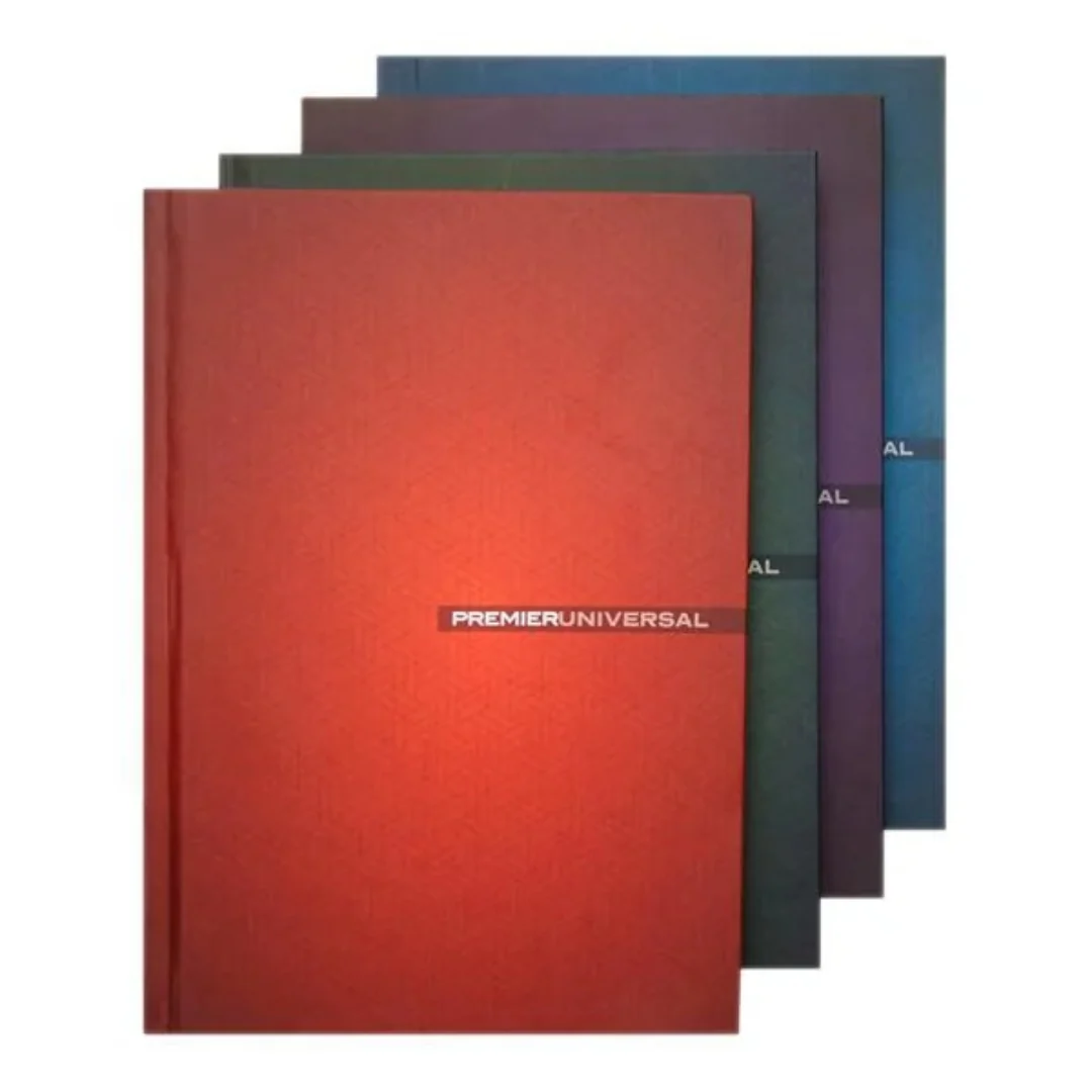 Premier Universal A5 Hardback Notebook 160 Pages Assorted