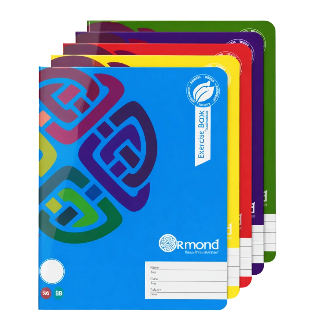 Ormond 9×7 Durable Cover Notebook – 128 Pages Assorted