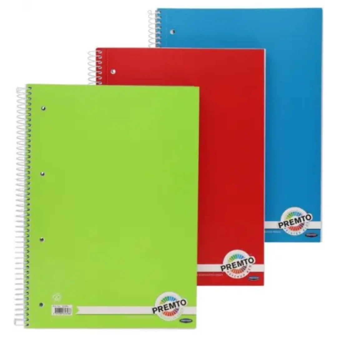 Premto A4 Spiral Notebook 320 Pages Assorted