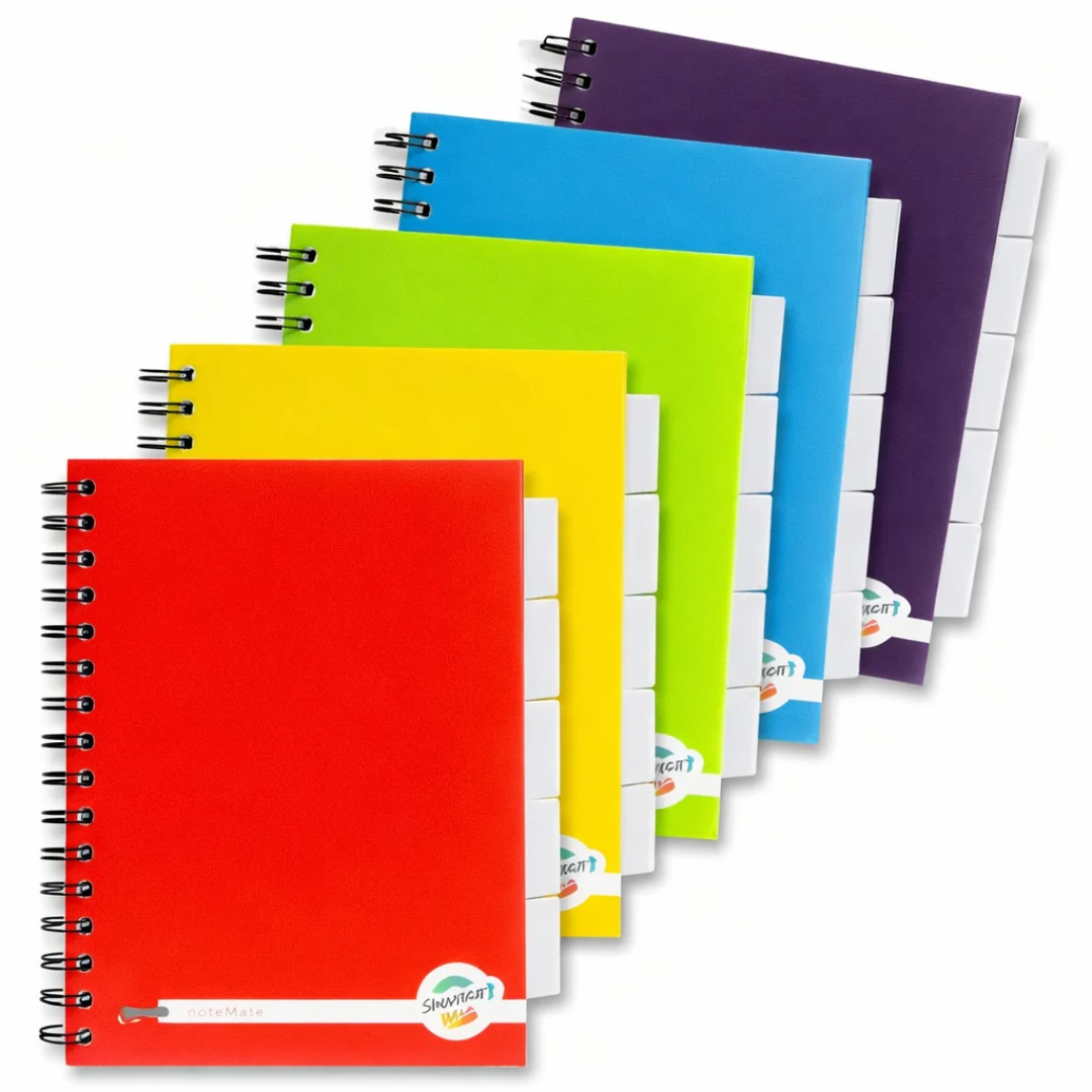 Premto A5 5-Subject Project Book – 250 Pages (Assorted)
